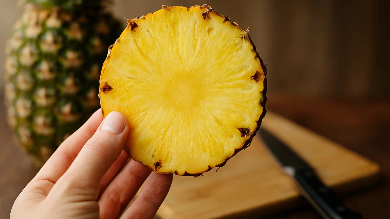 O segredo das vovós para desinchar com apenas uma rodela de abacaxi