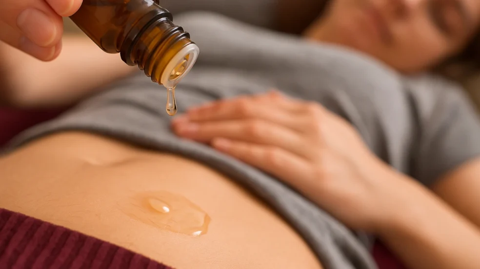 Óleo essencial que alivia cólicas menstruais com apenas 3 gotas