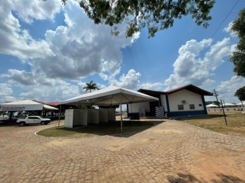 Posto de atendimento médico na Expoferr Show 2025. (Foto: Divulgação)