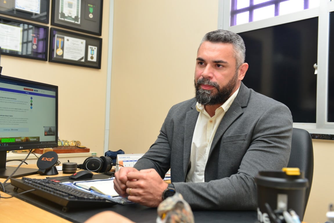 Secretário Adjunto Ellan Wagner, pontua que o estado precisa de apoio federal para combater grupos criminosos (Foto: Nilzete Franco/FolhaBV) Secretário Adjunto Ellan Wagner, pontua que o estado precisa de apoio federal para combater grupos criminosos (Foto: Nilzete Franco/FolhaBV)