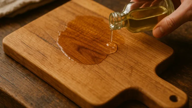 Saiba como hidratar tábuas de madeira e eliminar bactérias ao mesmo tempo