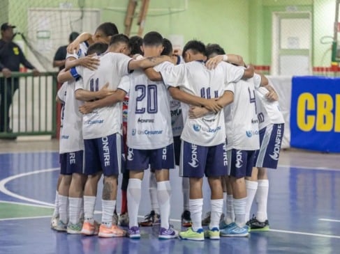 Vivaz representa Roraima na Taça Brasil de Futsal. (Foto: Reprodução/Instagram/@ecvivaz)