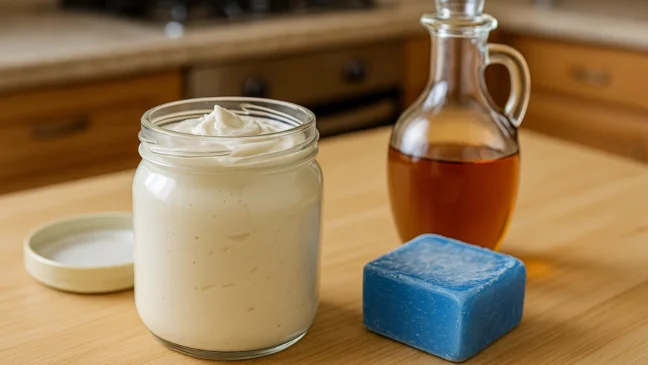 Veja como fazer pastinha multiuso com sabão e vinagre que dá brilho instantâneo