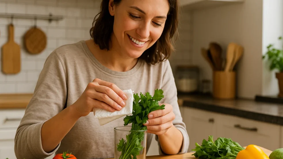 Veja como manter cheiro verde fresco por até 15 dias sem congelar