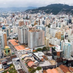 Vista aérea de Florianópolis (Foto: Divulgação)