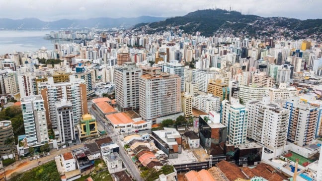 Vista aérea de Florianópolis (Foto: Divulgação)