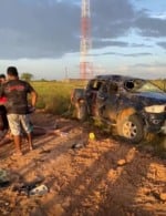 Acidente aconteceu em uma vicinal de interseção com a RR-205 (Foto: reprodução)