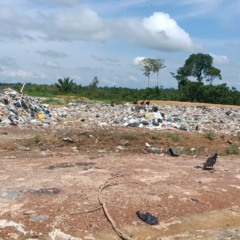 Aterro Sanitário Municipal do município de Rorainópolis. (Foto: Arquivo Pessoal)