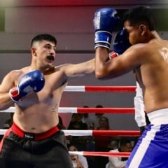 Evento de boxe semiprofissional acontece neste sábado (8). Foto: (ASCOM/Garagem Show Boxe)