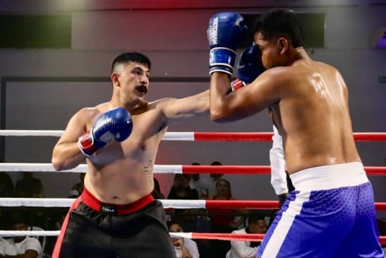 Evento de boxe semiprofissional acontece neste sábado (8). Foto: (ASCOM/Garagem Show Boxe)