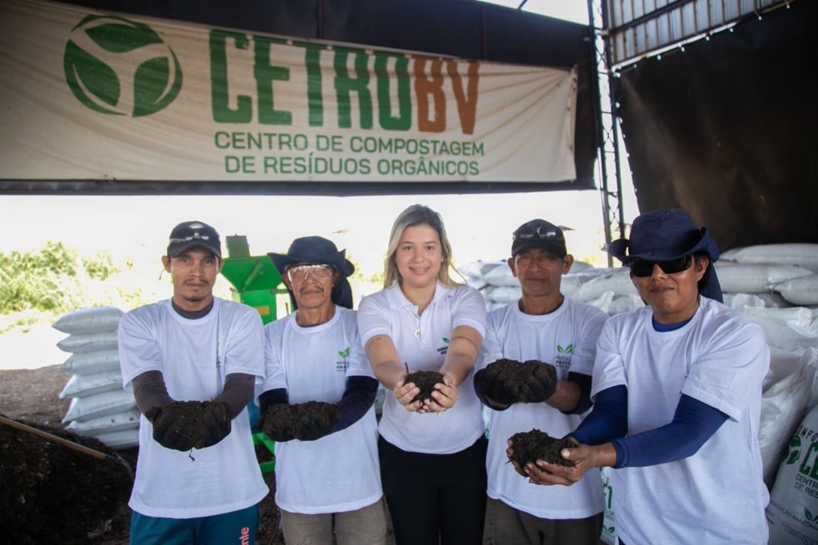 Desde a sua criação, em 2024, o CETRO BV já processou 3.500 toneladas de resíduos orgânicos. (Foto: Divulgação) Desde a sua criação, em 2024, o CETRO BV já processou 3.500 toneladas de resíduos orgânicos. (Foto: Divulgação)