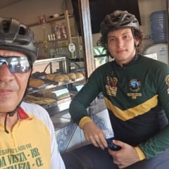 Dupla roraimense caí na estrada para percorrer municípios de Roraima. (Foto: Arquivo pessoal)