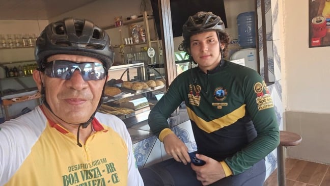 Dupla roraimense caí na estrada para percorrer municípios de Roraima. (Foto: Arquivo pessoal)