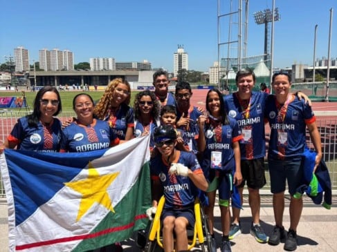 Delegação roraimense conquista nove medalhas na primeira semana da Paralímpiadas Escolares. (Foto: Divulgação)