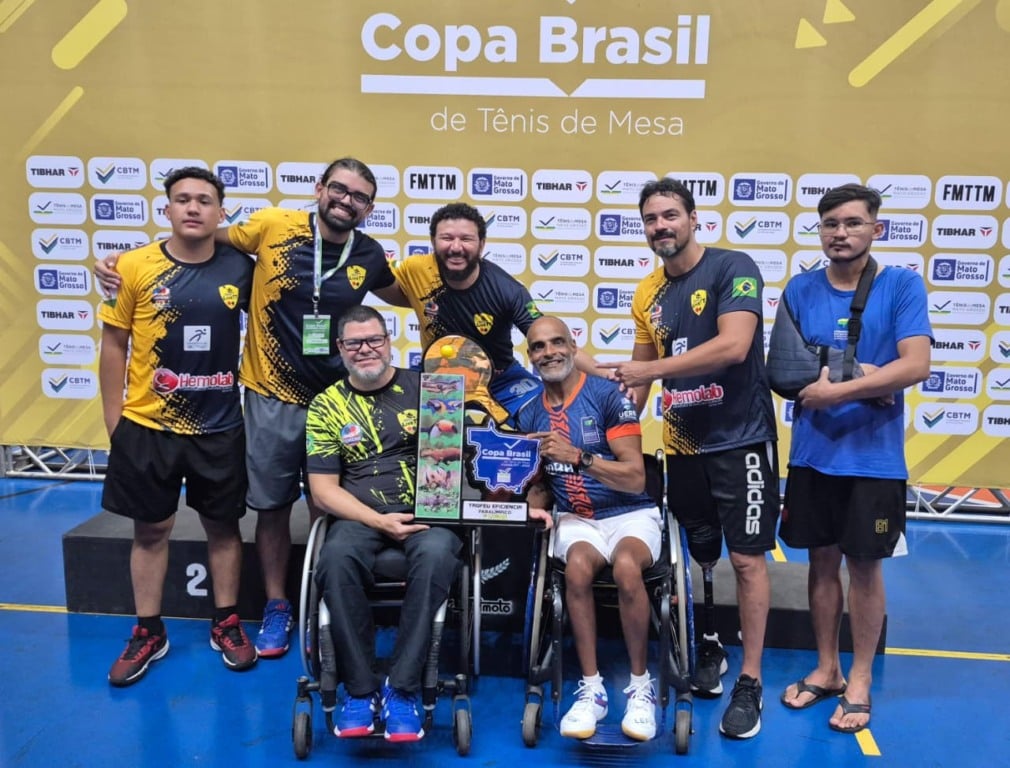 Atletas roraimenses conquistam medalhas na Copa Brasil de Tênis de Mesa. (Foto: Ascom/Clube LiveTT)