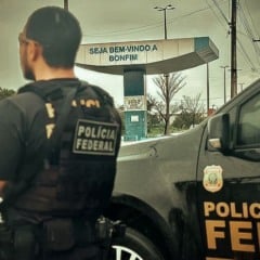 Agente da Polícia Federal em Bonfim (Foto: PF)
