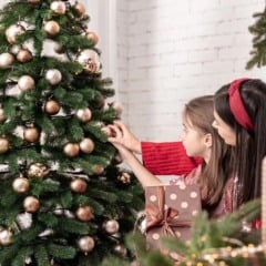 Árvore de Natal pode ser montada em família (Foto: Reprodução)