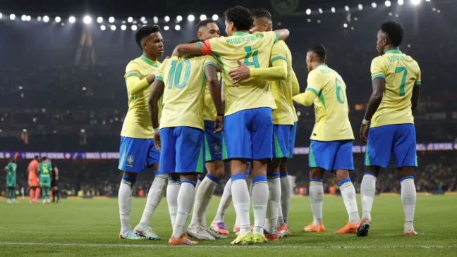 Seleção Brasileira vence Senegal em partida amistosa. (Foto: Rafael Ribeiro/CBF)