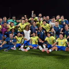 Seleção Brasileira enfrenta Portugal na semifinal. (Foto: Jurij Kodrun - FIFA/FIFA via Getty Images)