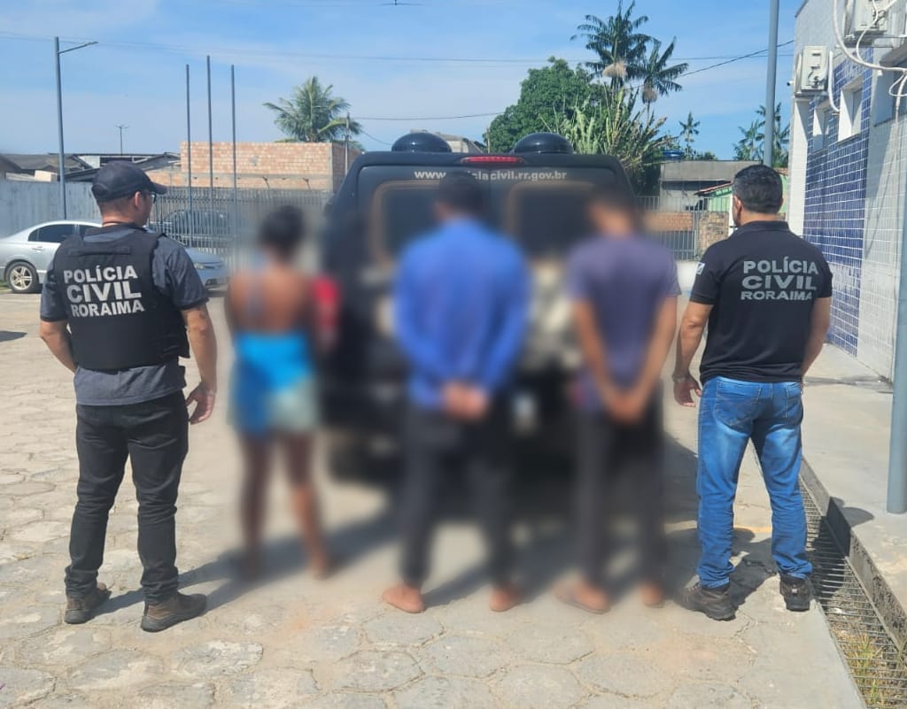 Trio é preso e adolescentes são apreendidos por furtos, receptação e tráfico de drogas