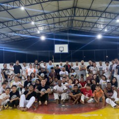 FESTIVAL CAPOEIRA NA ESCOLA, capoeristas are seen in a capoeira