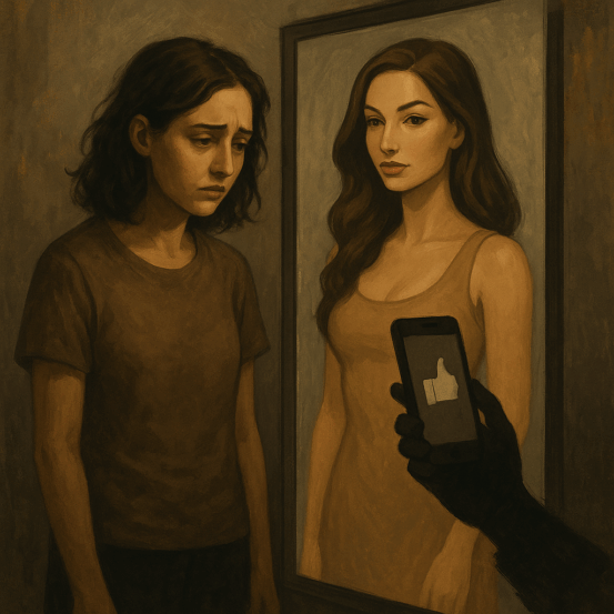 A HIPOCRISIA DA BELEZA: quando o espelho passa a valer mais que o ser