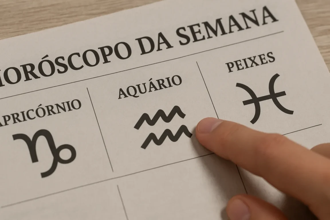 horóscopo para a semana