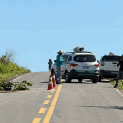 Populares realizam ação voluntária para tapar buracos da RR-205