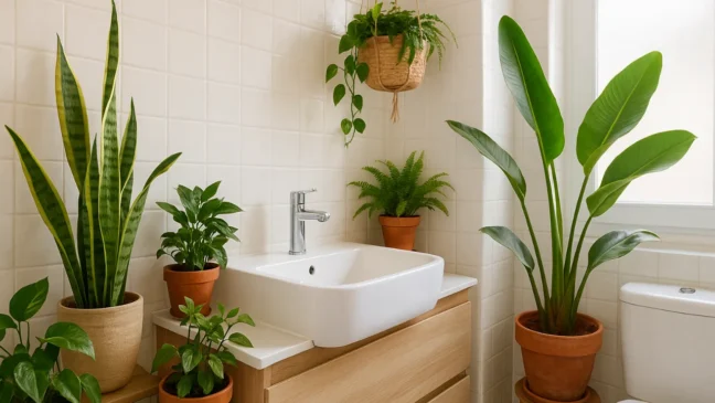 plantas para banheiros apertados
