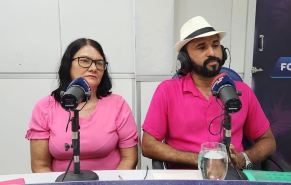 Marli e Márcio. 
(Foto: Folha FM).