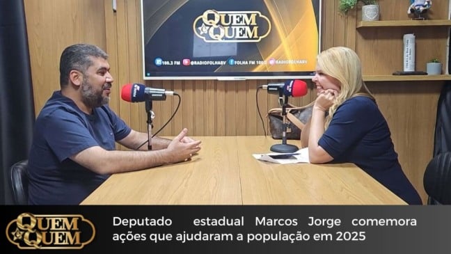 Deputado estadual Marcos Jorge comemora ações que ajudaram a população em 2025