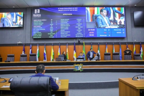 Sessão foi realizada nesta segunda-feira (22) - Foto: Nonato Sousa/SupCom ALERR