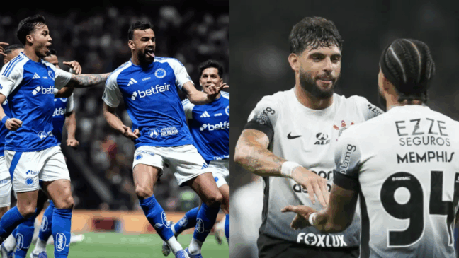 Corinthians e Cruzeiro se reencontram pela primeira vez desde a final de 2018. (Foto: Reprodução).