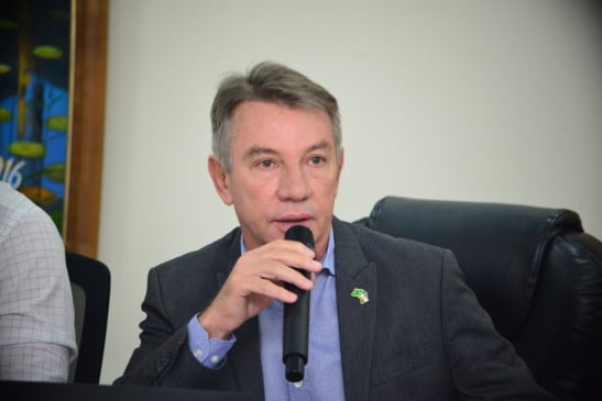 O governador de Roraima, Antonio Denarium