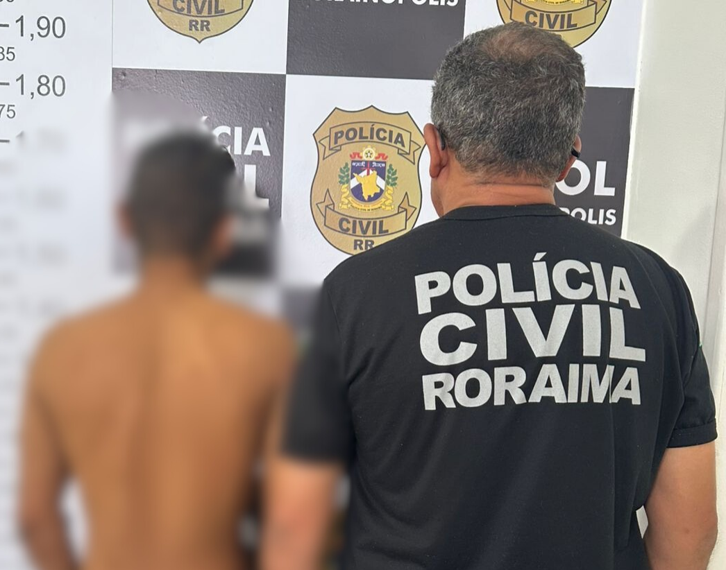 R.S.Z. foi detido em um bar, na sede do municÃpio de Rorainópolis - Foto: PCRR R.S.Z. foi detido em um bar, na sede do municÃpio de Rorainópolis - Foto: PCRR