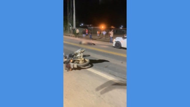 Colisão frontal na BR-174 mata motociclista em Mucajaí (1)