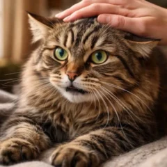 Como acalmar um gato agitado usando t&eacute;cnicas de toque e ambiente