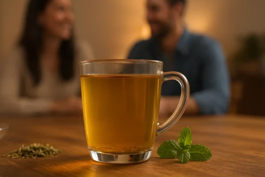 Como preparar um chá digestivo poderoso com ingredientes simples