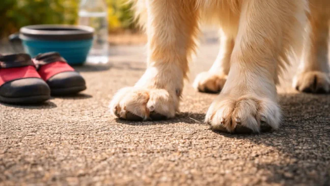 Como proteger as patinhas do cachorro em dias de calor extremo