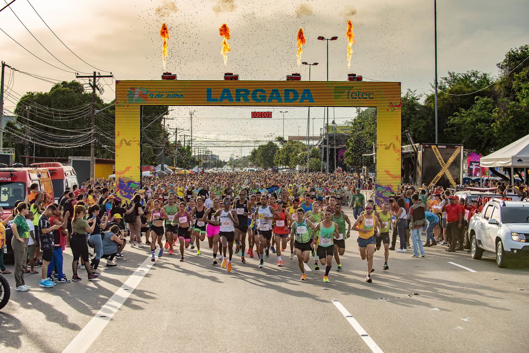Corrida 9 de Julho (Foto: Fernando Teixeira/Semuc)
