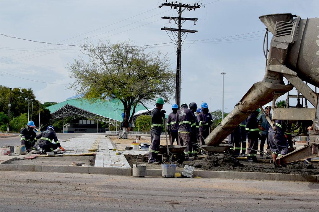 Projeto prevê pórtico que reorganiza a entrada e marca a nova identidade visual do Parque Anauá. Foto: Wenderson Cabral/FolhaBV