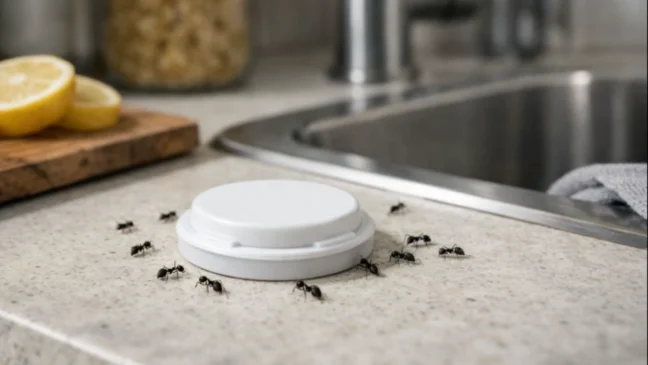 Esse hack simples evita formigas circulando pela cozinha e você nem vai precisar usar veneno