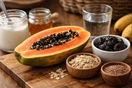 Esta mistura fácil e rápida com mamão salva quem sofre com intestino preso