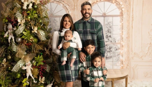 Família combinando no Natal (Foto: Reprodução - Stein Art Studio)