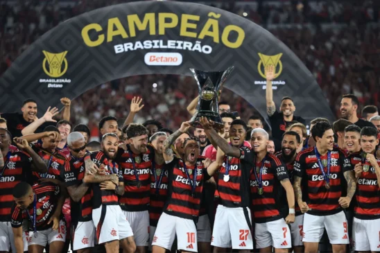 Flamengo conquista o Brasileirão de 2025. (Foto:Buda Mendes/Getty Images)