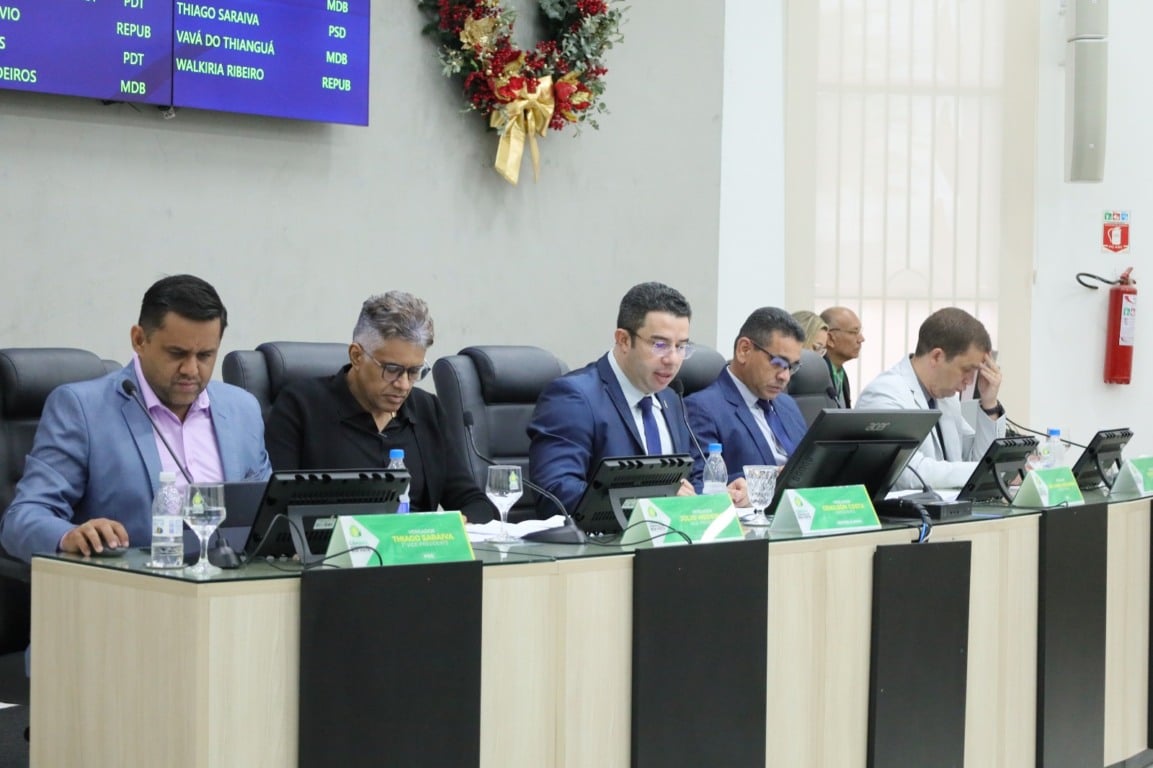 O plenário da Câmara Municipal de Boa Vista - 16.12.2025 (Foto: Reynesson Damasceno/CMBV)