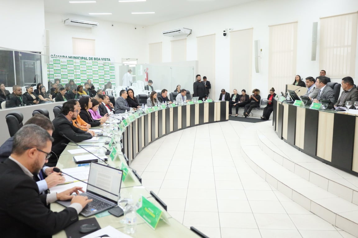 O plenário da Câmara Municipal de Boa Vista - 17.12.2025 (Foto: Reynesson Damasceno/CMBV) O plenário da Câmara Municipal de Boa Vista - 17.12.2025 (Foto: Reynesson Damasceno/CMBV)