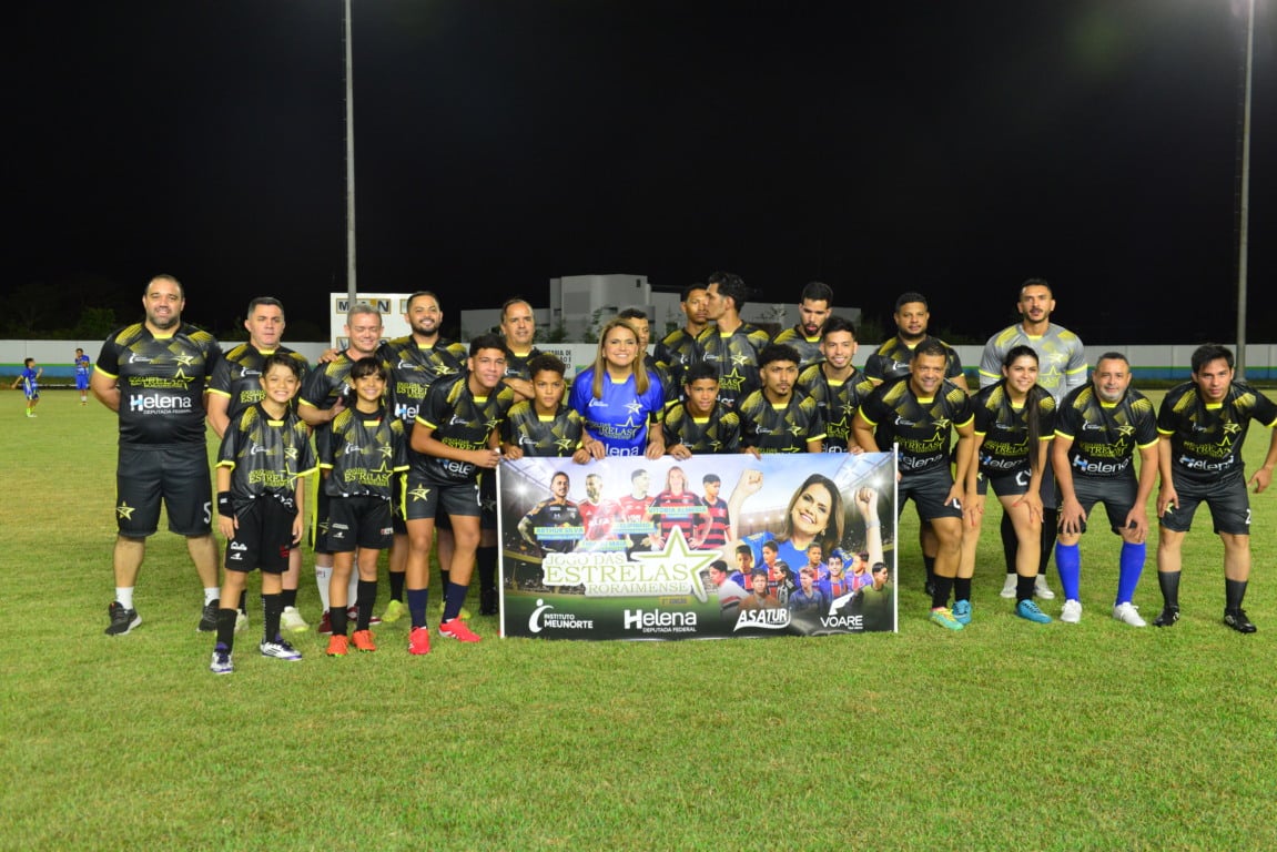 De férias em Roraima, estrelas do futebol roraimense participam de jogo festivo no Canarinho De férias em Roraima, estrelas do futebol roraimense participam de jogo festivo no Canarinho