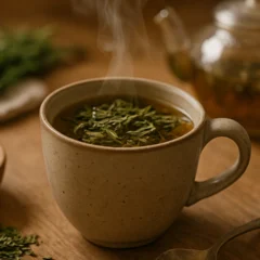 O chá que ajuda a limpar o intestino e acalmar a mente nos dias mais estressantes da semana