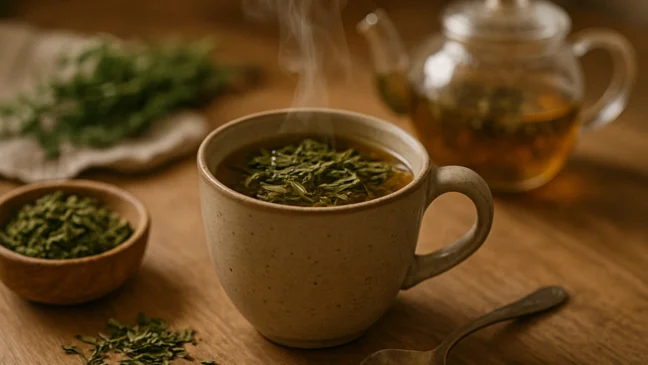 O chá que ajuda a limpar o intestino e acalmar a mente nos dias mais estressantes da semana